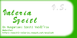 valeria szeitl business card